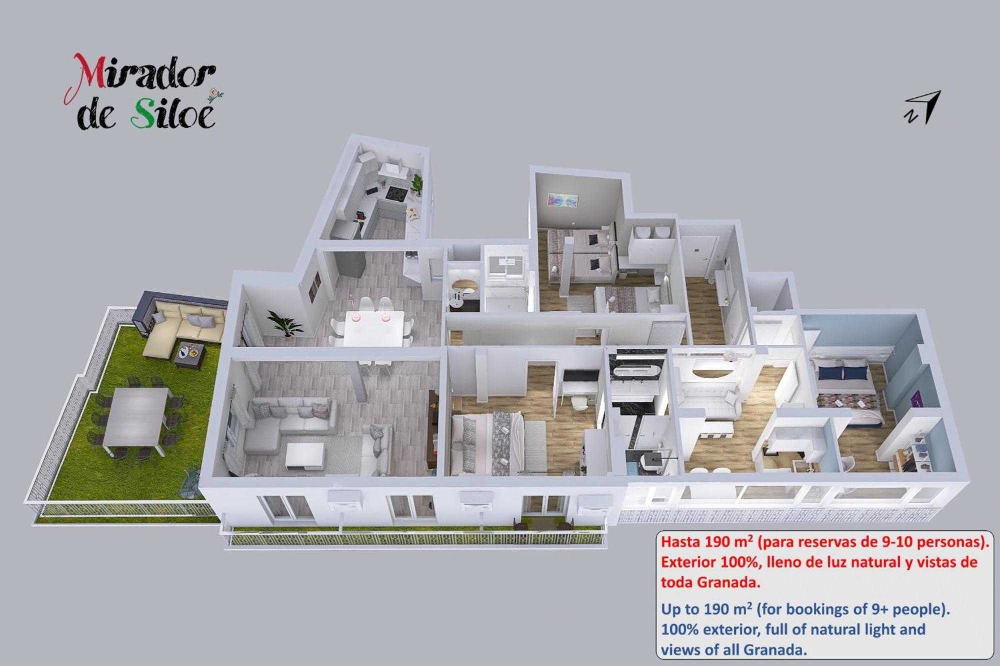 Mirador De Siloe Apartment Granada Ngoại thất bức ảnh